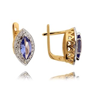 Komplet Pierścionek, Kolczyki N105 kpl - obrazek 2