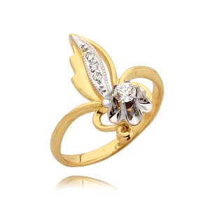 Komplet Pierścionek, Kolczyki N121 kpl - obrazek 1