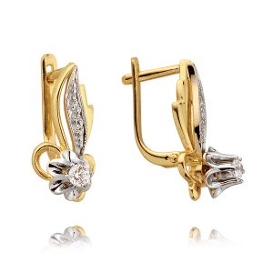 Komplet Pierścionek, Kolczyki N121 kpl - obrazek 2