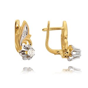 Komplet Pierścionek, Kolczyki N126 kpl - obrazek 2