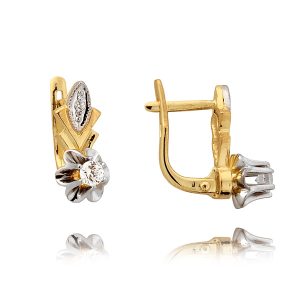 Komplet Pierścionek, Kolczyki N127 kpl - obrazek 2