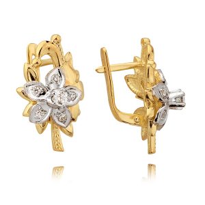 Komplet Pierścionek, Kolczyki N129 kpl - obrazek 2