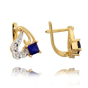 Komplet Pierścionek, Kolczyki N130 kpl - obrazek 2