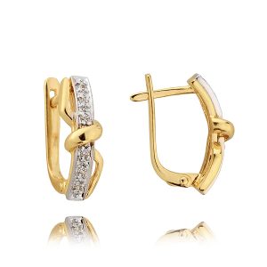 Komplet Pierścionek, Kolczyki N134 kpl - obrazek 2