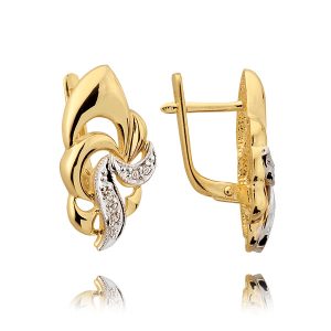 Komplet Pierścionek, Kolczyki N135 kpl - obrazek 2