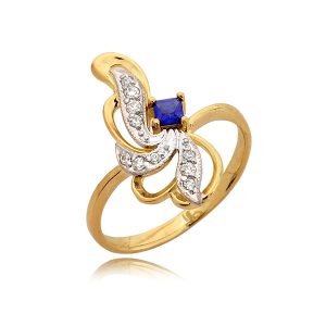 Komplet Pierścionek, Kolczyki N143 kpl - obrazek 1