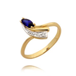 Komplet Pierścionek, Kolczyki N146 kpl - obrazek 1