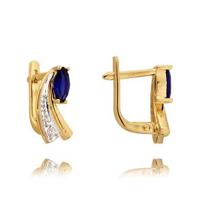 Komplet Pierścionek, Kolczyki N146 kpl - obrazek 2