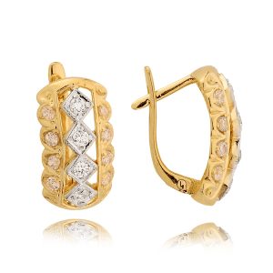 Komplet Pierścionek, Kolczyki N183 kpl - obrazek 2