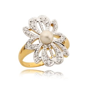 Komplet Pierścionek, Kolczyki N185 kpl - obrazek 1