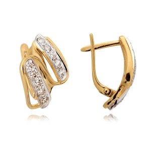 Komplet Pierścionek, Kolczyki N241 kpl - obrazek 2