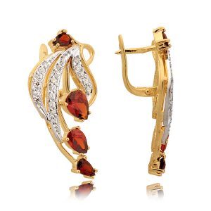 Komplet Pierścionek, Kolczyki N252 kpl - obrazek 2