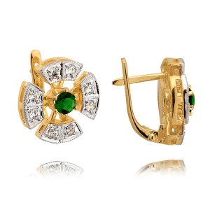 Komplet Pierścionek, Kolczyki N259 kpl - obrazek 2