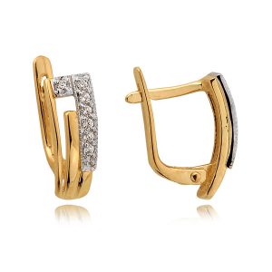 Komplet Pierścionek, Kolczyki N281 kpl - obrazek 2