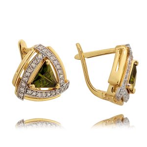 Komplet Pierścionek, Kolczyki N295 kpl - obrazek 2