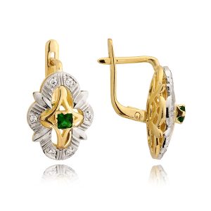 Komplet Pierścionek, Kolczyki N74 kpl - obrazek 2