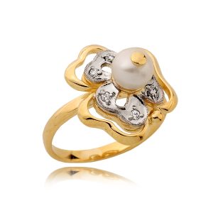 Komplet Pierścionek, Kolczyki N77 kpl - obrazek 1