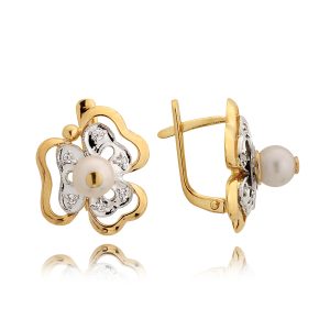 Komplet Pierścionek, Kolczyki N77 kpl - obrazek 2