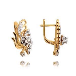 Kolczyki wzór N80K - obrazek 1